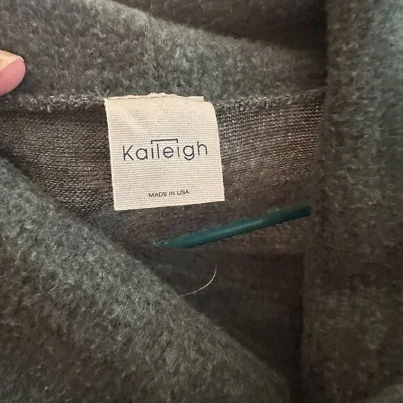 Kalleigh Dark Green Turtleneck Dress - Picture 3 of 5